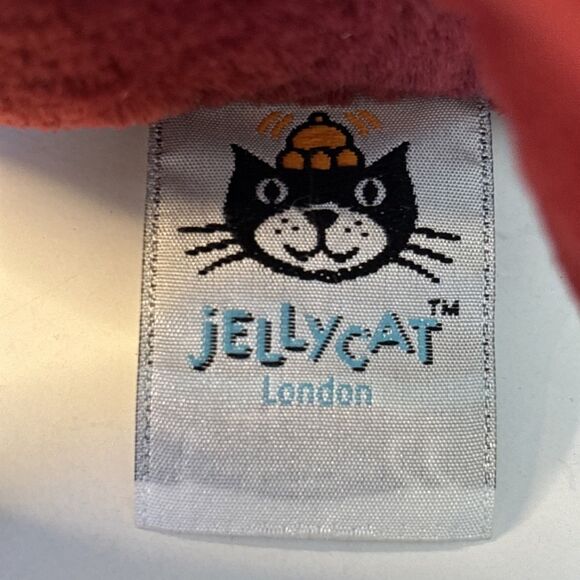 Jellycat BASHFUL DRAGON RED Plush Soft Stuffed Toy Animal London Retired 11in. - Picture 10 of 16